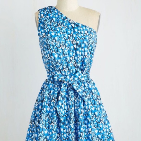 Modcloth Dresses & Skirts - Modcloth - Dapple of my eye - Kling Hearts - XL